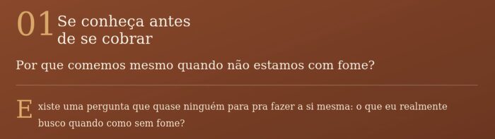 Trecho do e-book Paz com a Comida